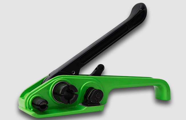 聚酯纤维带打包机-手动拉紧器-聚塑柔性带收紧机